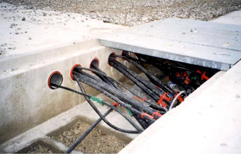 cable draw chamber installation 2